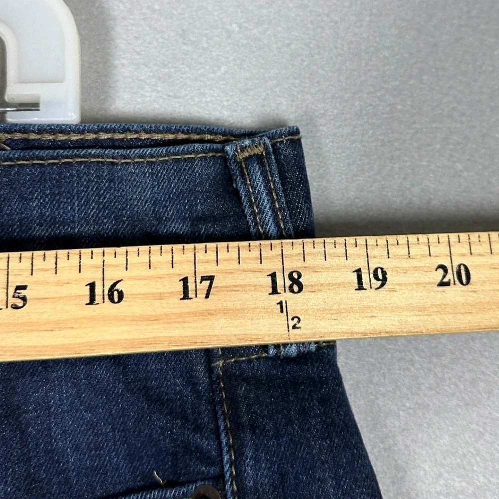 Levis 511 Jeans Mens 38X32 Blue Slim Fit Straight Leg Denim Stretch Dark Wash